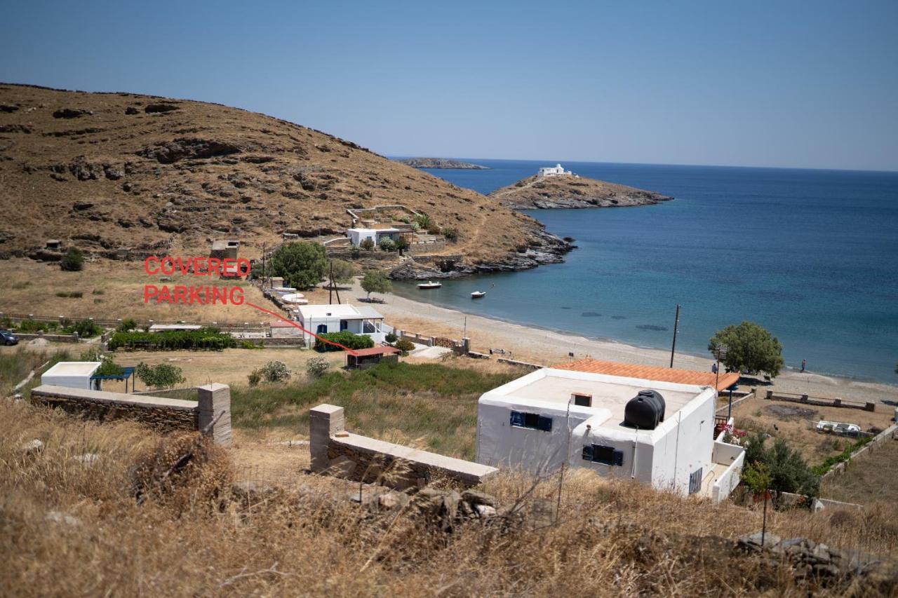 Вилла House By The Sea Китнос Экстерьер фото